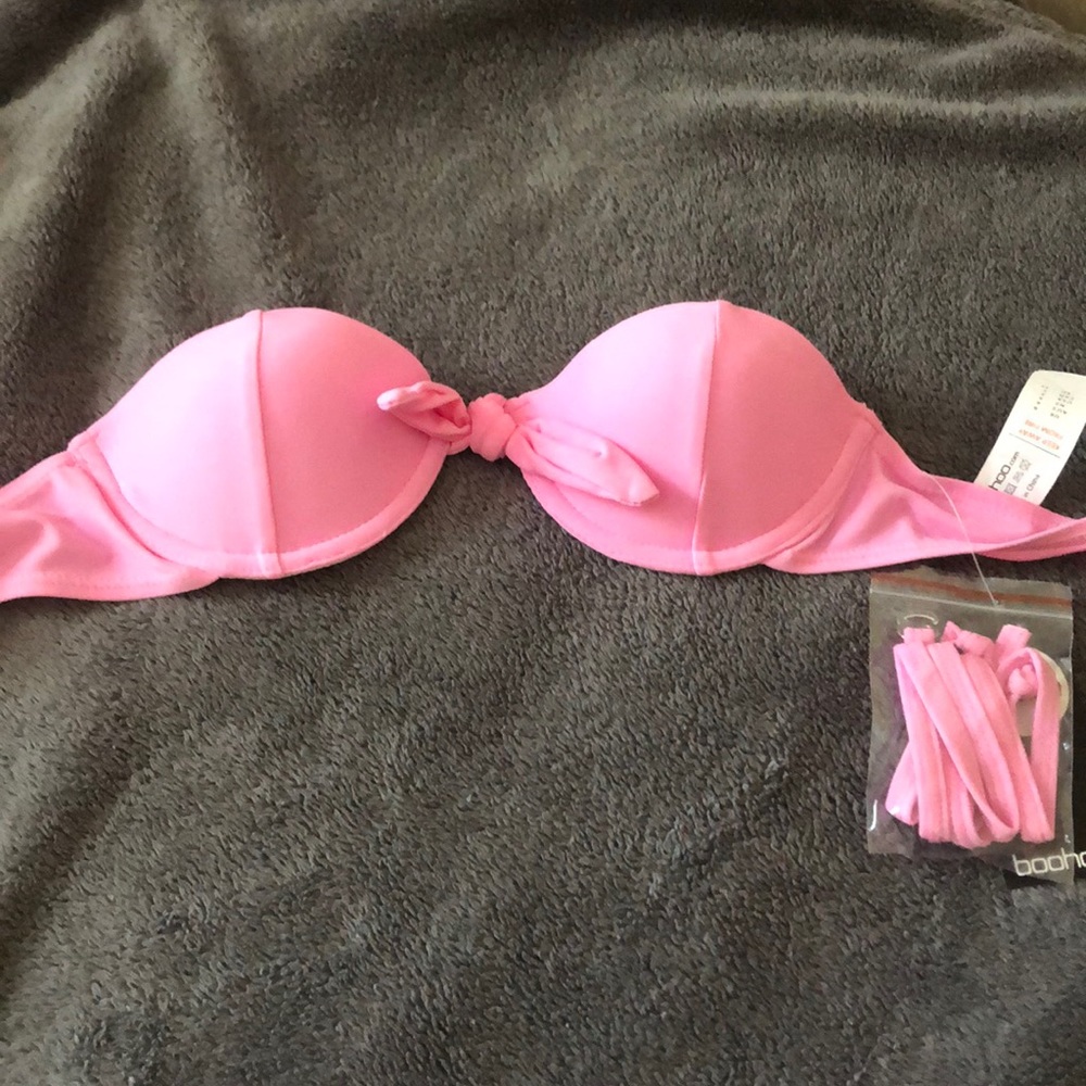 Pink cute bikini top!